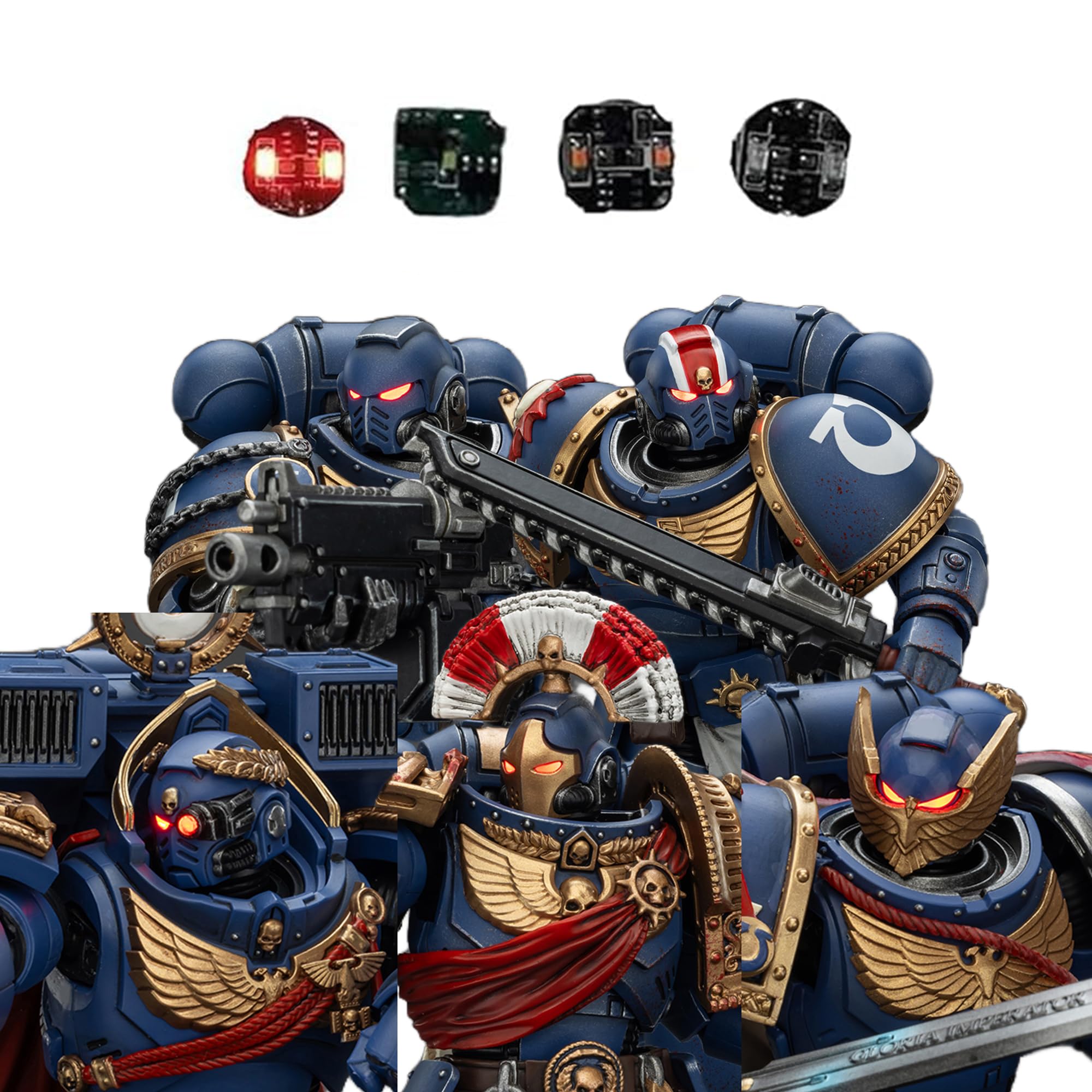 Amazon.com: BEERISE JOYTOY Warhammer 40,000 Magnetron Red Light